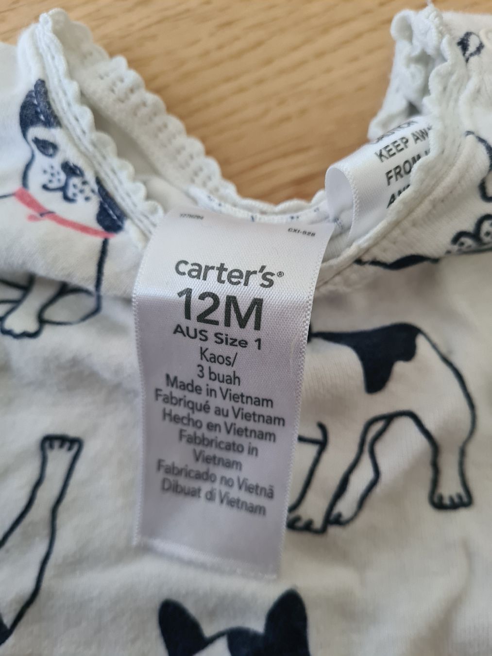 Carter's Maglioni & Felpe: Langarmshirt Hunde Muster Grösse 12M  – Usato da Horw venduto da Mirii91 2