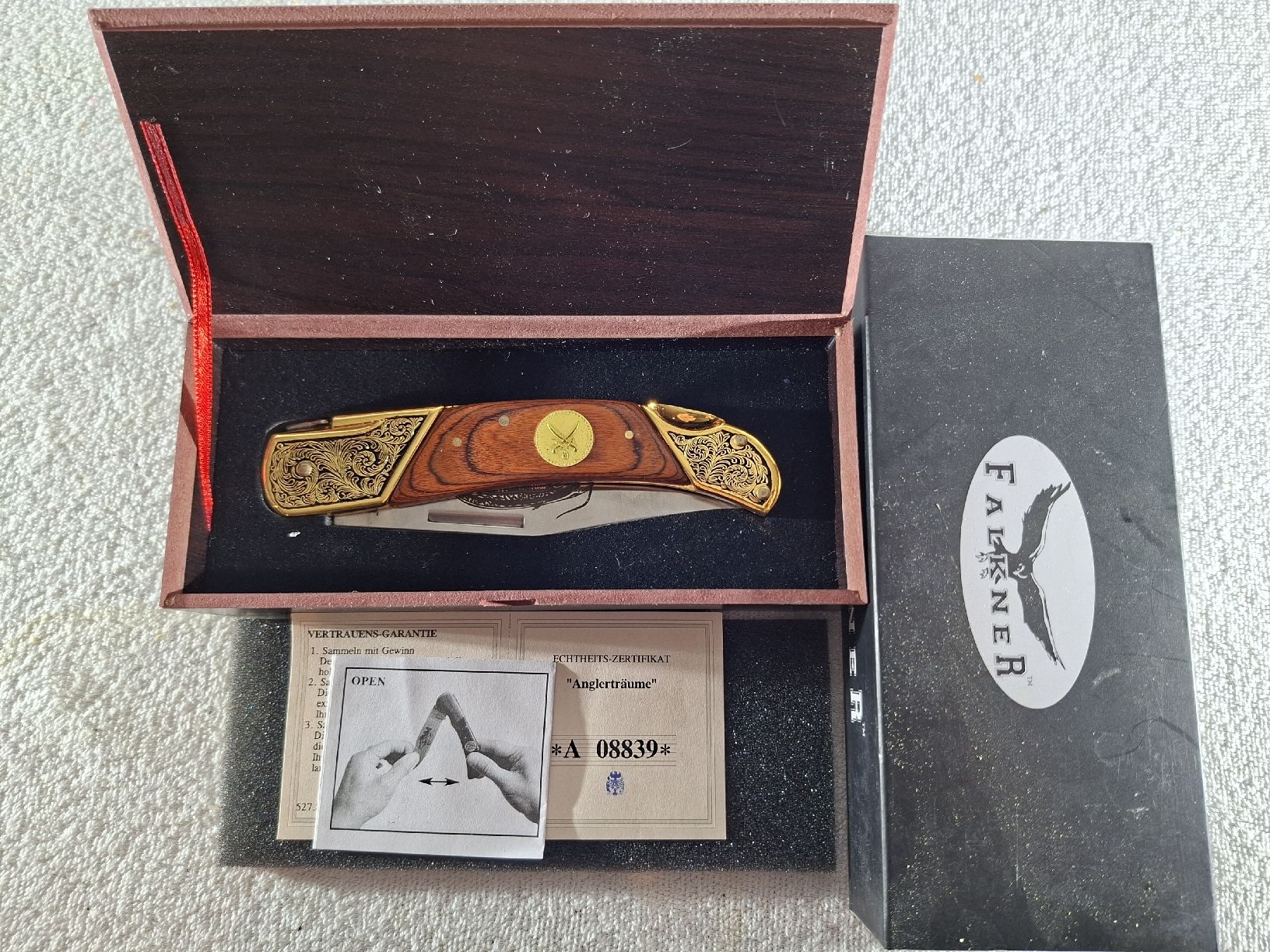 Taschenmesser: Falkner Klappmesser Fisch – Neu (gemäss Beschreibung) aus Grindelwald von carro5