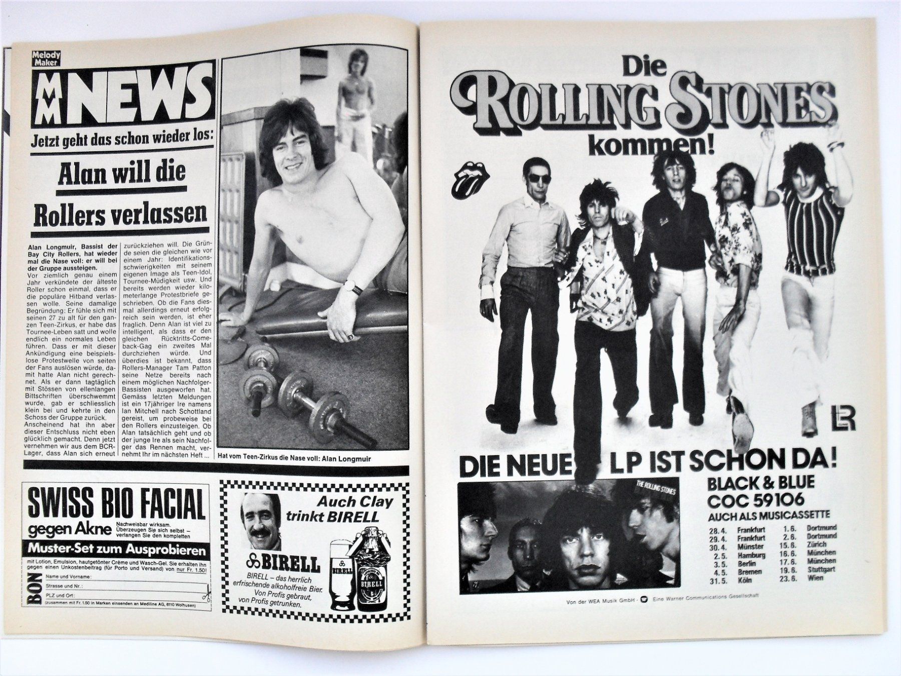 Riviste & Magazine: POP Heft 1976 mit POSTER (2) - DAVID CARRADINE - HELLO – Nuovo (secondo la descrizione) da Zürich venduto da erfreut01 7