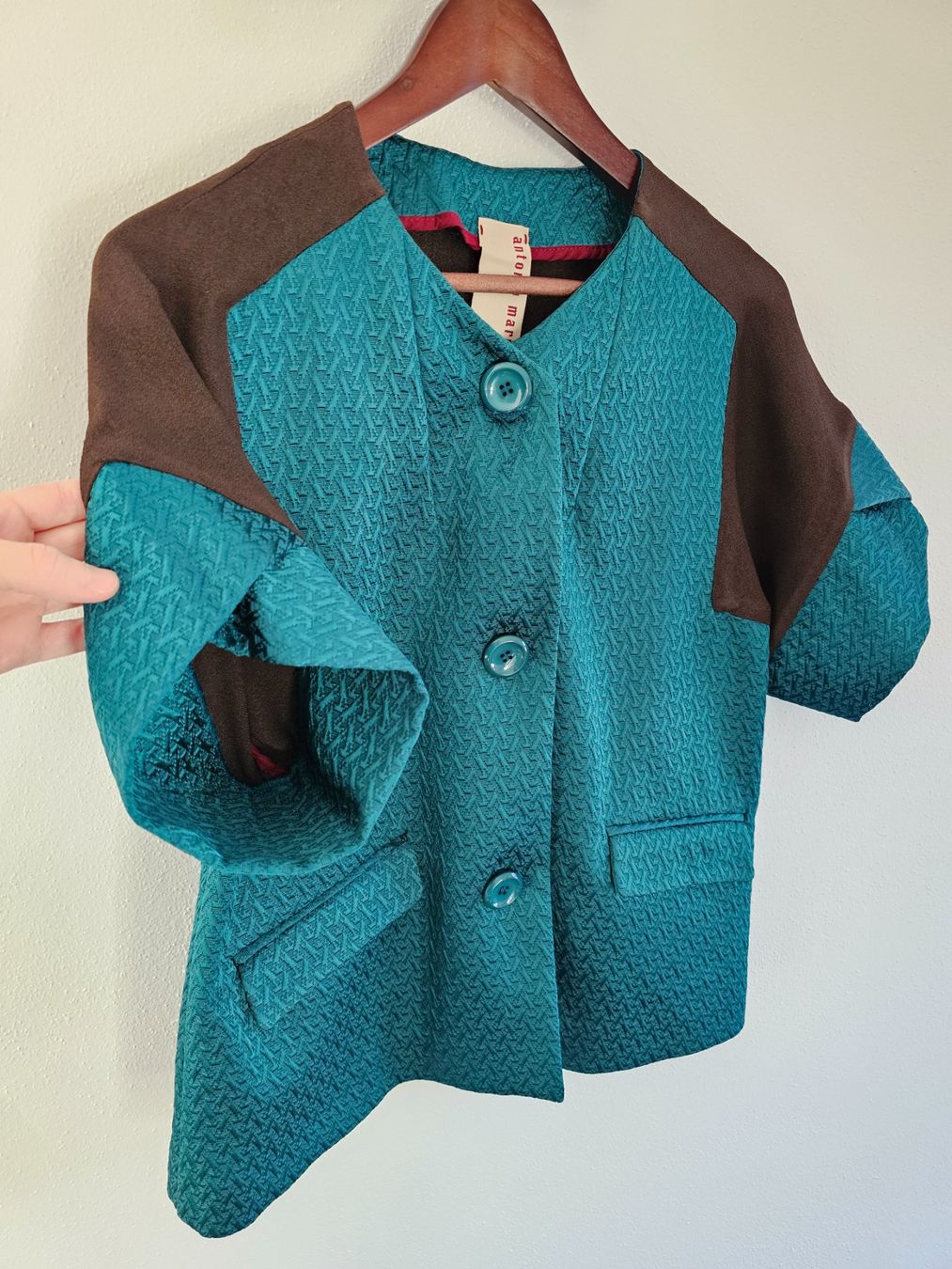 Giacche: Authentic Antonio Marras Jacquard Short-Sleeve Jacket – Usato da Origlio venduto da ann_q6qv 1
