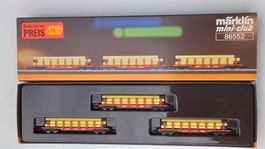 Neu OVP Märklin Z 86552 Güterwagen Set DB Cargo rot