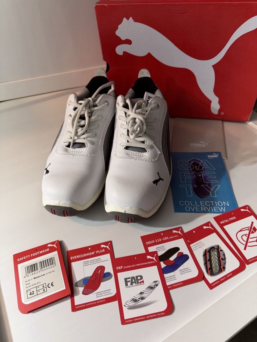 Puma Scarpe da uomo: Chaussures de sécurité Puma Monaco Low S3 HRO SRC Taille 42 – Nuovo e nell'imballaggio originale da Brügg BE venduto da Goob