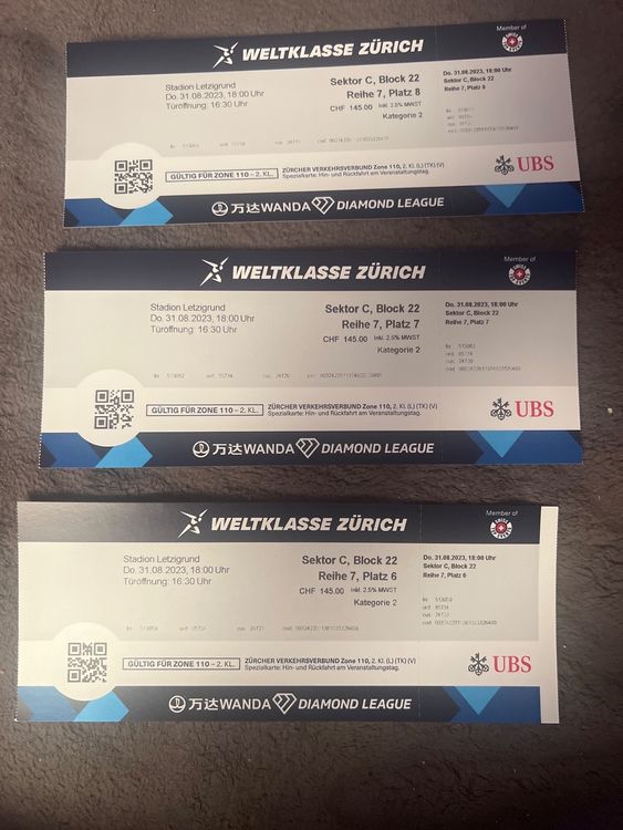 ticket | Kaufen auf Ricardo
