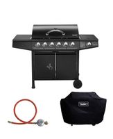 Gasgrill Taino 6 Brenner mit Seitenkocher 