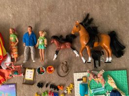 Lego Scala Camping Familie Pferde