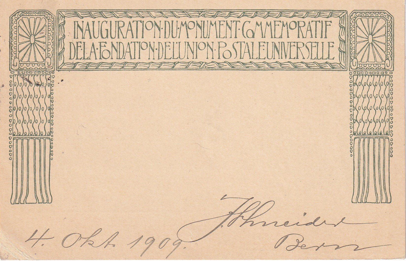 Tutti i francobolli: Postkarte Bern - Herisau 4.10.1909+++ – Usato da Samnaun-Compatsch venduto da Marken-Murk 1