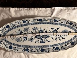 Grosse Fischplatte "Zwiebelmuster", Hutschenreuther
