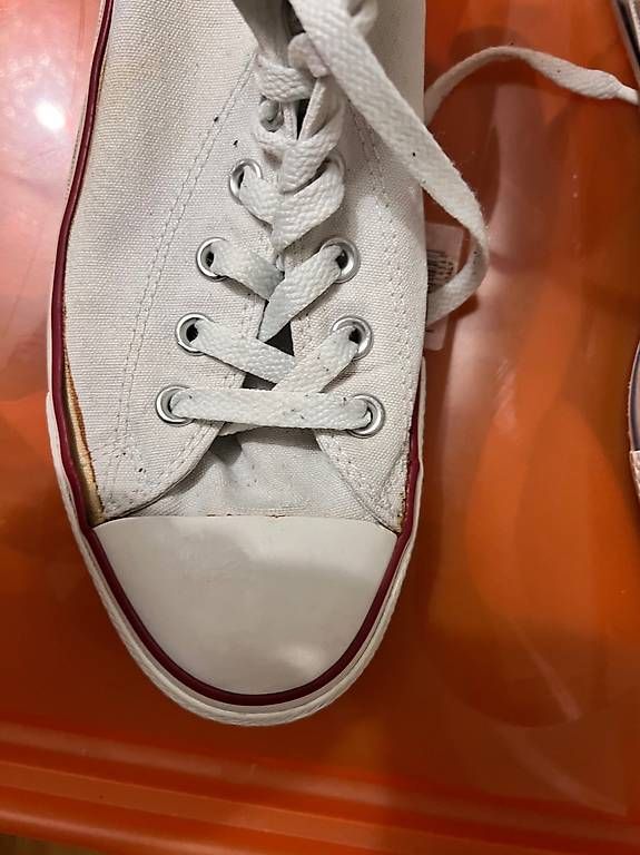 Scarpe da uomo: Weisse Converse-Schuhe – Usato da Luzern venduto da CooperX 3