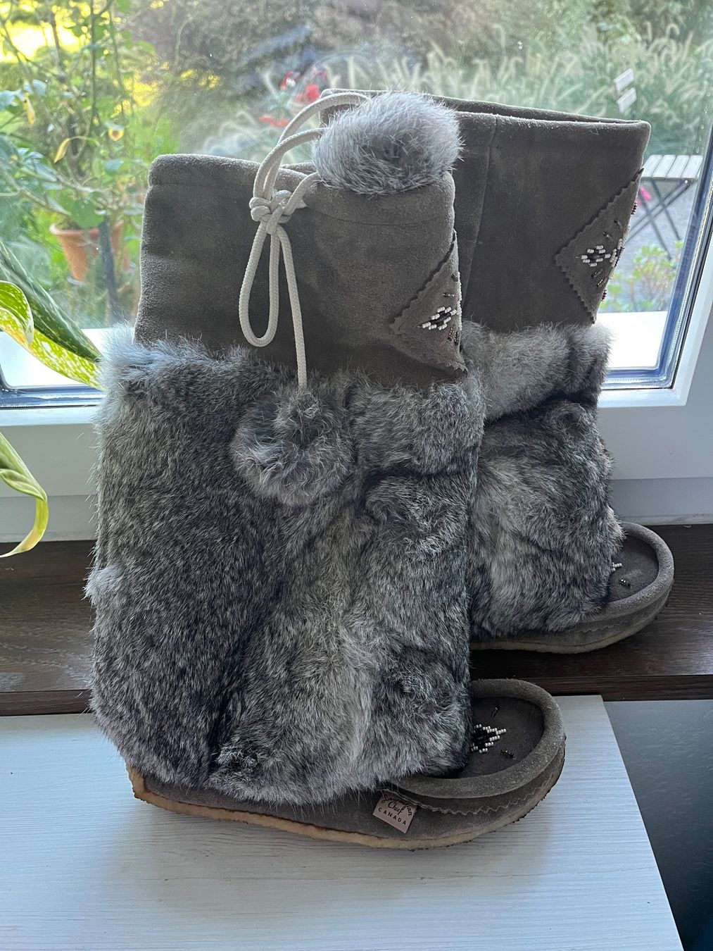 Scarpe da donna: Laurentian chief wildleder fell stiefel – Usato da Baar venduto da DealDiHei
