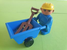 Duplo (Y26) Bauarbeiter mit Zubehör