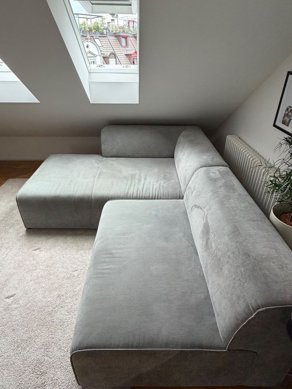 Sofas: Ecksofa (links), grau, guter Zustand – Gebraucht aus Luzern von maevuu 1
