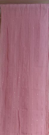 Tüll Schal in Rosa mit Pailletten - Neu!