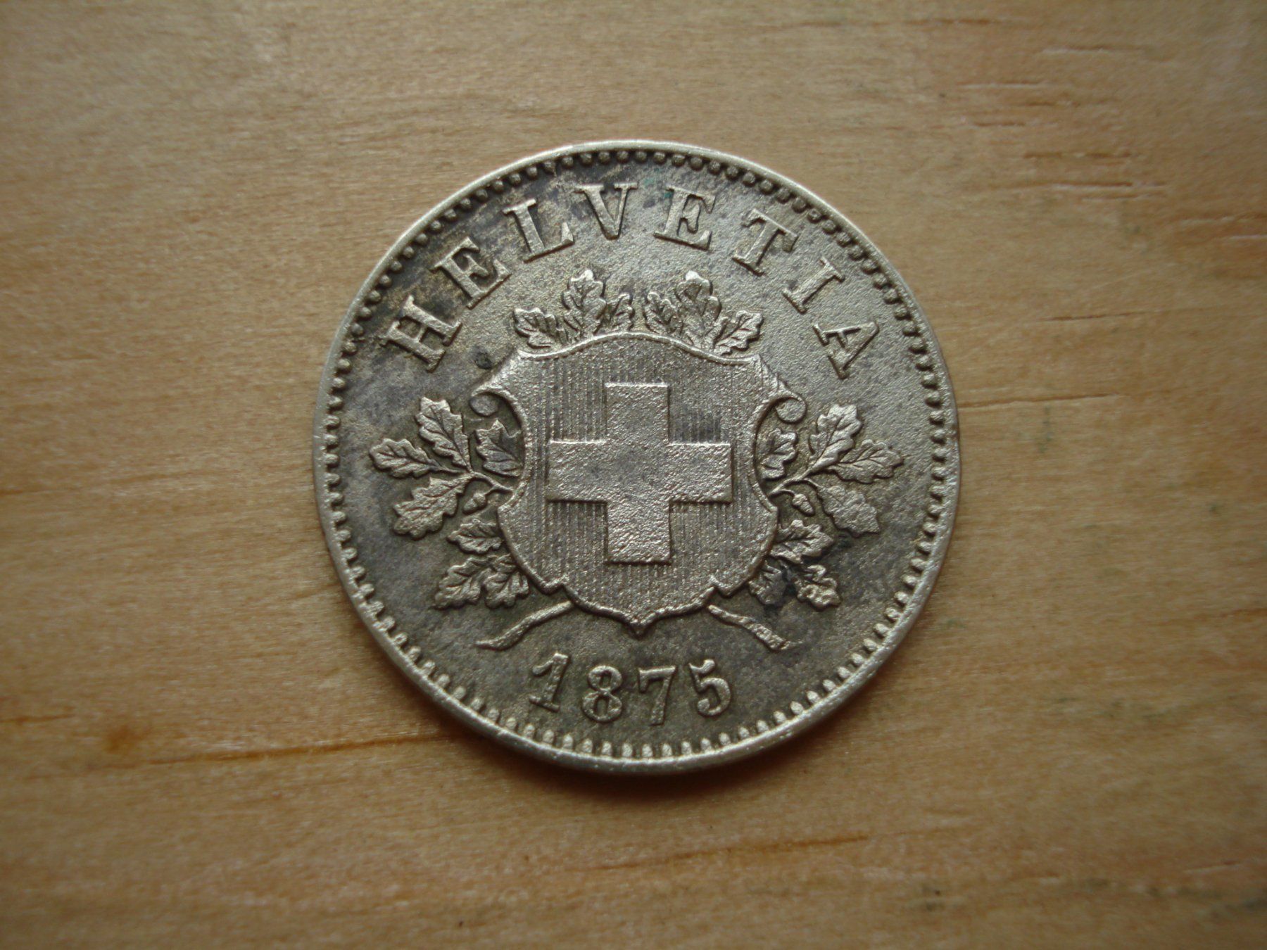 Tutti le monete: (Z2) 10 Rappen 1875 VZ – Usato da Erlach venduto da Net-Coins
