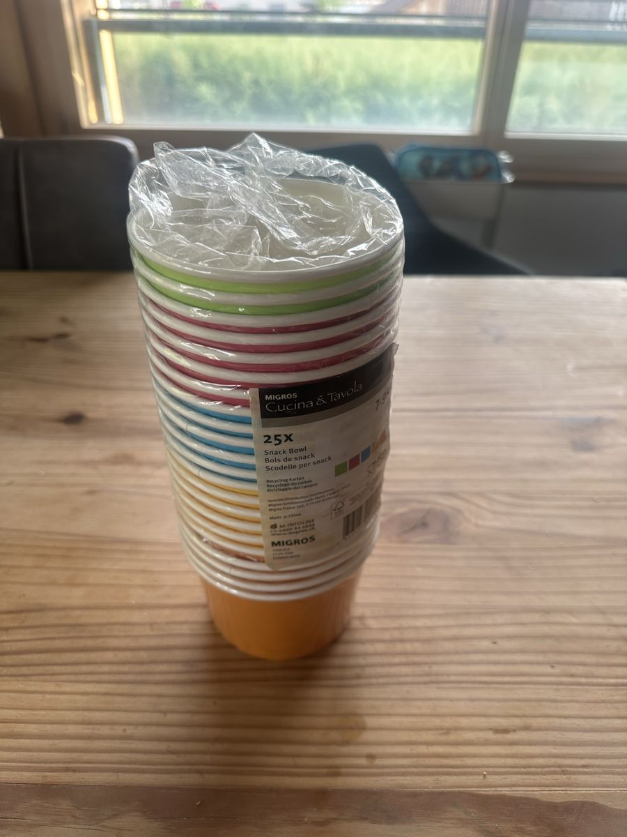 Ciotole: 25x Migros Schüsseli neu  – Nuovo e nell'imballaggio originale da Fahrwangen venduto da lya_n6l6