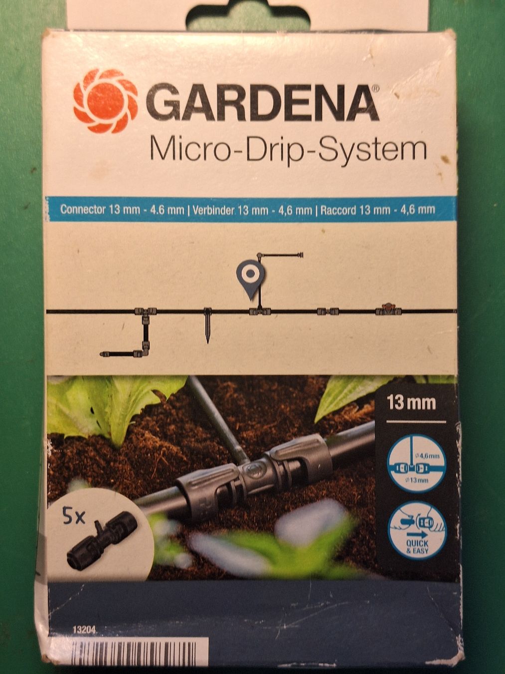 Gardena Tubi & Tubi flessibili: Gardena Micro-Drip-System Verbinder 13mm-4.6mm – Nuovo (secondo la descrizione) da Schalunen venduto da Pierinoll 4