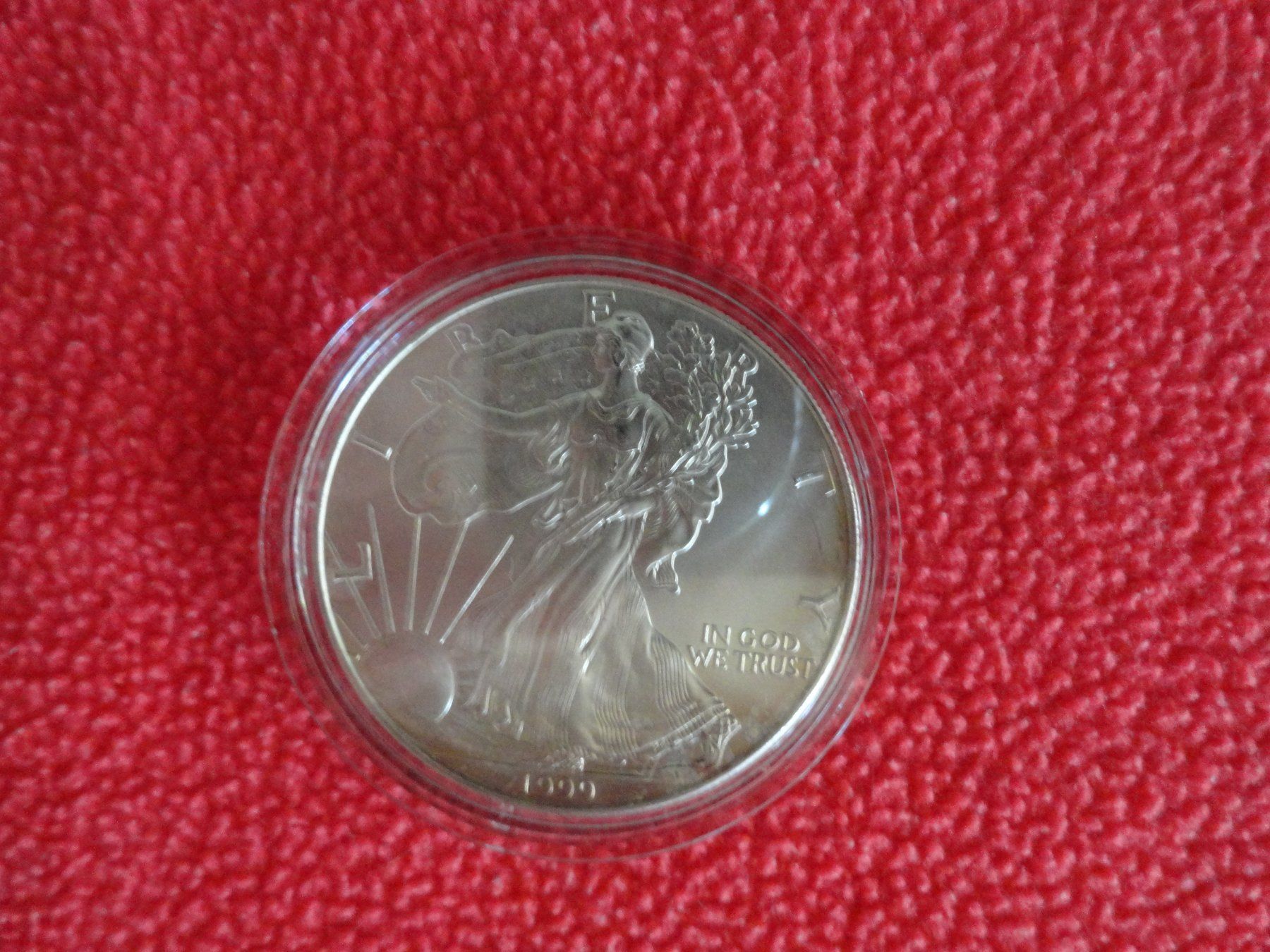 Tutti le monete: LIBERTY SILBERMÜNZE VON 1999 - AMERICAN EAGLE – Usato da Gerlafingen venduto da Shiva_74 2