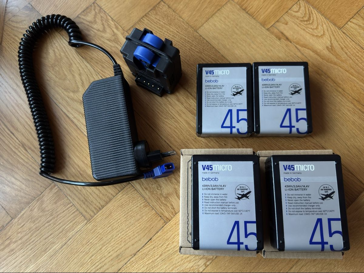 Batterie: 4x Bebob 45wh + 1 Chargeur double – Nuovo (secondo la descrizione) da Lausanne venduto da picola29