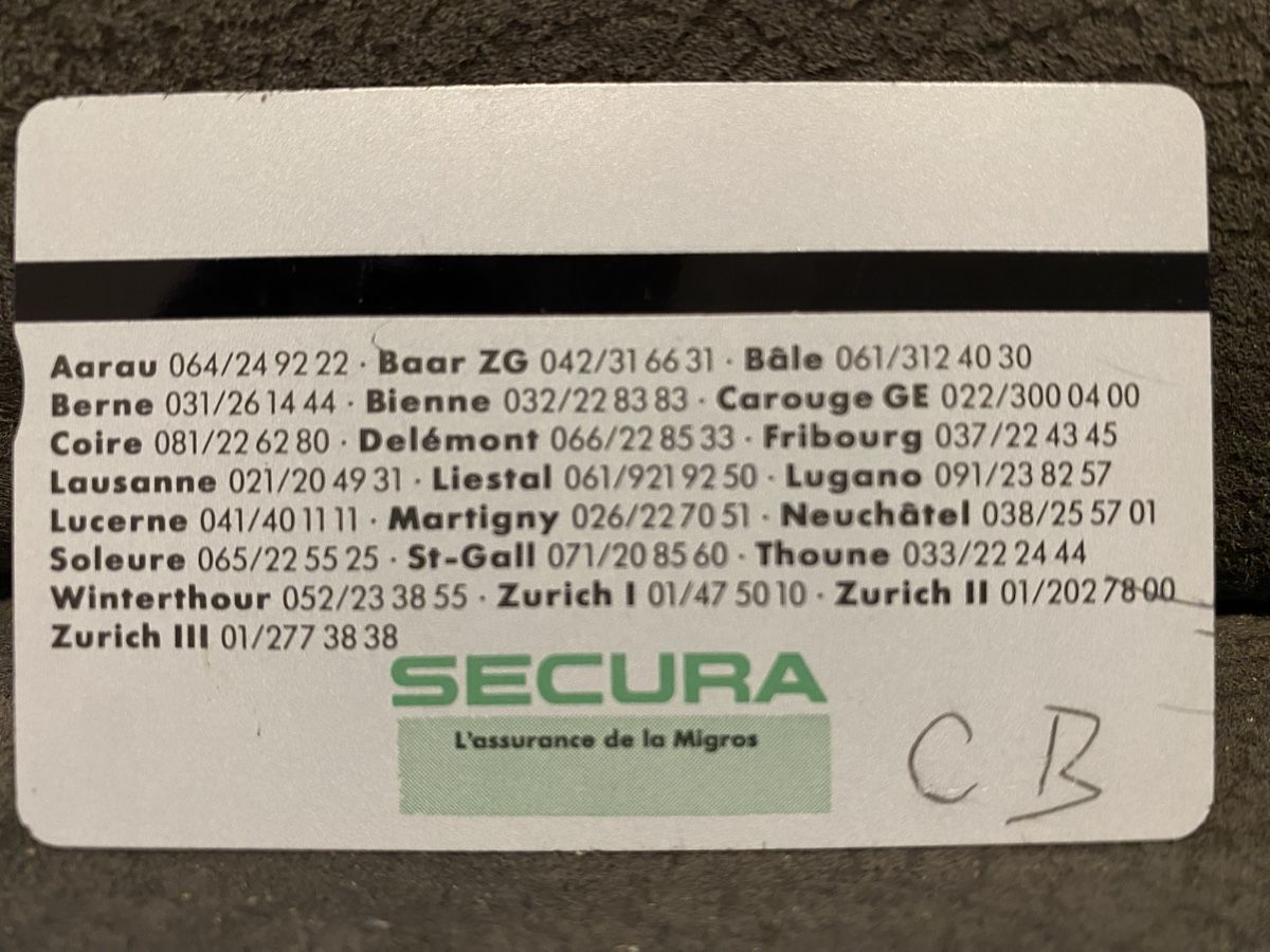 Telefon- & Taxkarten: P-Taxcard – Gebraucht aus Lausanne von babacard10 1