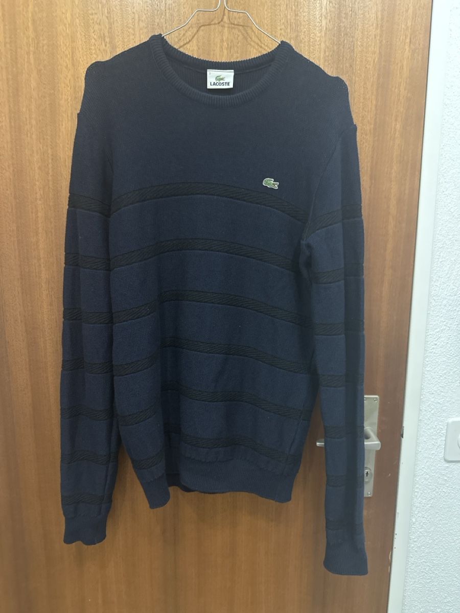 Lacoste Pullover & Sweatshirts: Lacoste Pullover, Gr. S, Dunkelblau - gestreift  – Gebraucht aus Reinach BL von wen_7bl7