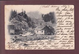 PAYSAGE DES ALPES - 1904