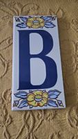 Lettera di ceramica smaltata "B"