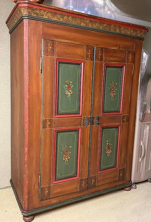 Armoires: Schrank mit Bauernmalerei – D'occasion à Wolfisberg par Santschi70 1