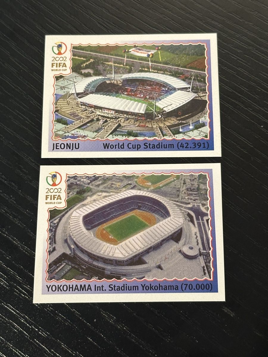 Panini Carte collezionabili: PANINI WM 2002 / STADION 2x – Nuovo (secondo la descrizione) da Unterstammheim venduto da Robin059