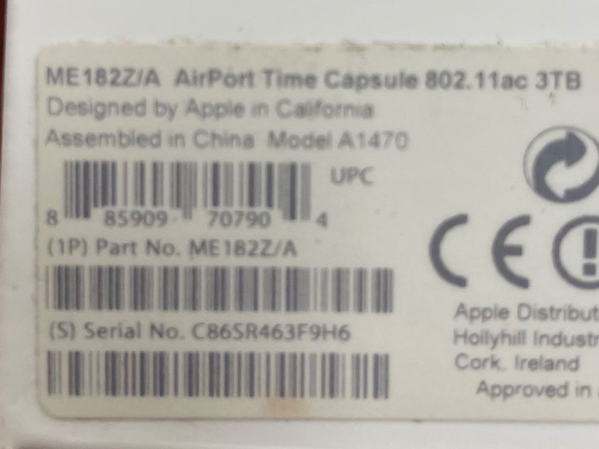 Apple Dischi rigidi: Apple AirPort Time Capsule 3TB – Usato da Balgach venduto da Mize78 1