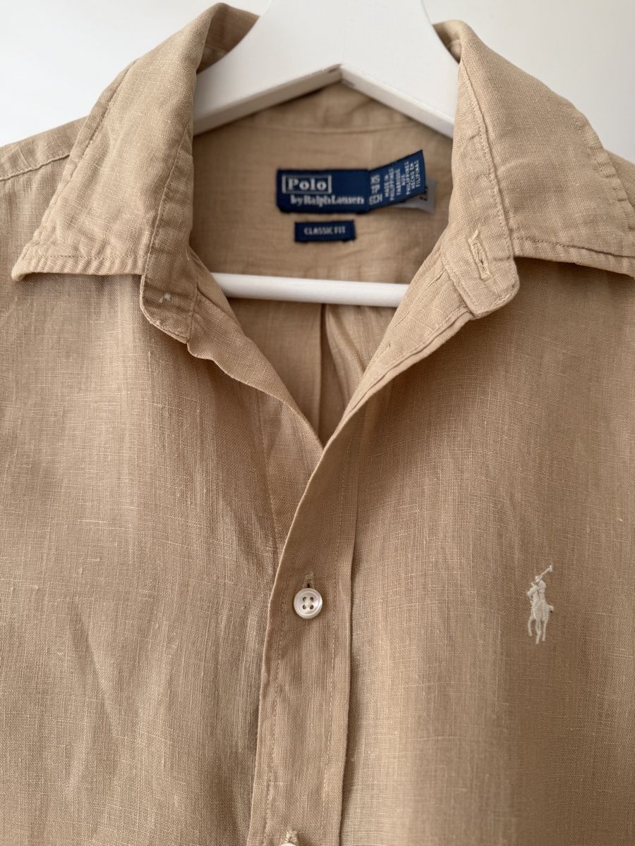 Ralph Lauren Camicette: Ralph Lauren Leinenhemd Beige, Grösse XS – Nuovo (secondo la descrizione) da Ebikon venduto da her_82yr 2