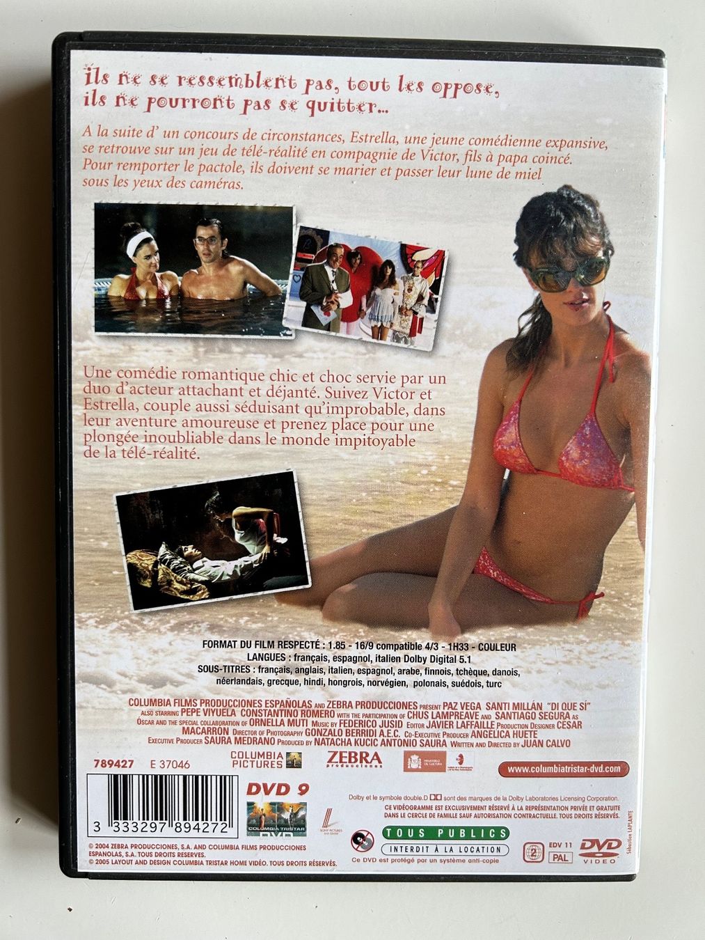 Tutti i DVDs: DIS MOI OUI – Usato da St-Cierges venduto da Crisi53 1