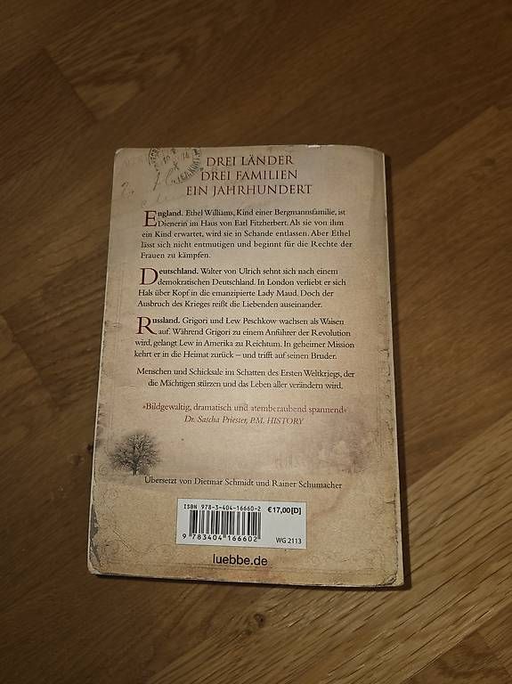 Libri: Ken Follett - Sturz der Titanen – Usato da Zumikon venduto da CiaVS