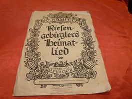 Riesengebirgslied Heimatlied Musik Noten Songblock