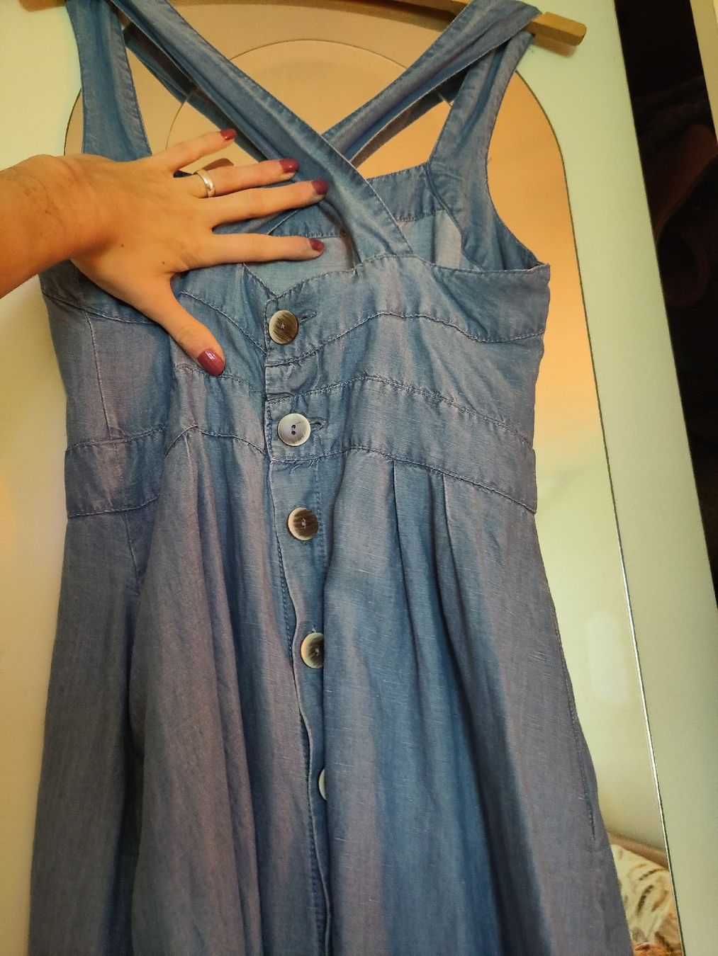 Vestiti: Jeanskleid Sommerkleid Gr. S  – Usato da Dübendorf venduto da Cocochala8 2
