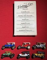 Set Of Vintage Car Miniatures 