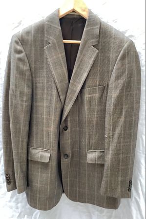 Superbe veston carreaux BURBERRY London laine&soie t.52