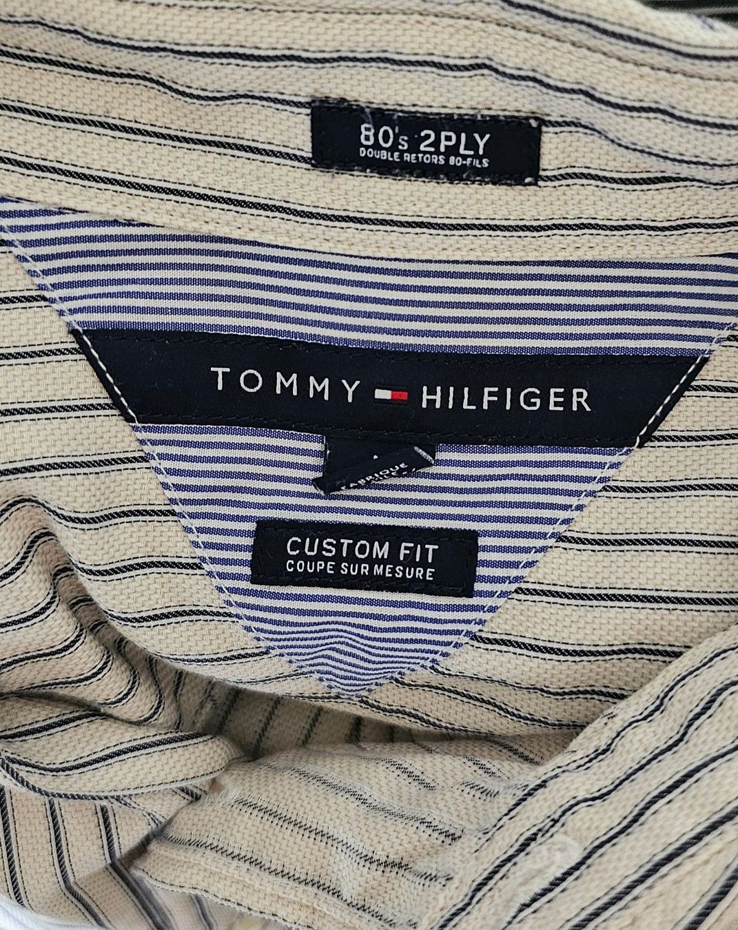 Tommy Hilfiger Camicie: Tommy Hilfiger Herren Hemd, gestreift, Gr. M – Usato da Langenthal venduto da SecondChanceShop 2