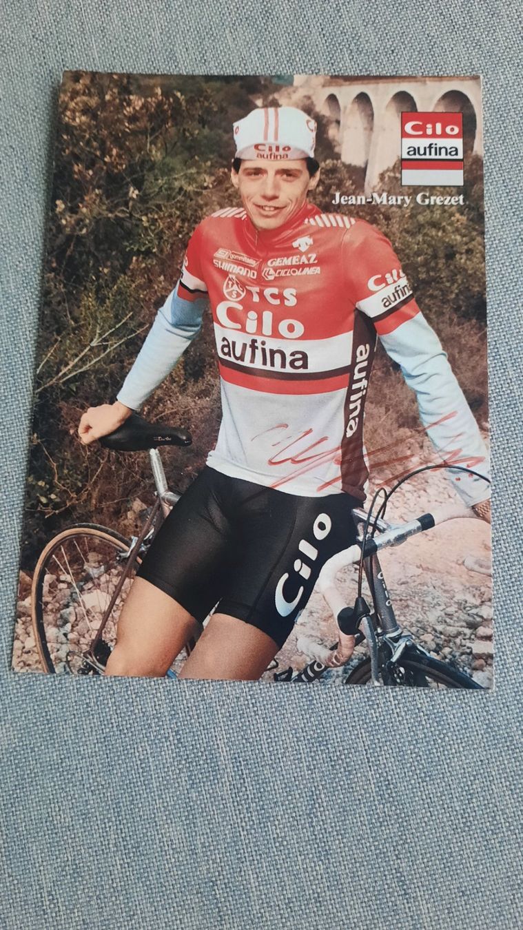 Autografi: Autogrammkarte Jean Mary Grezet – Usato da Schmerikon venduto da Olympia04