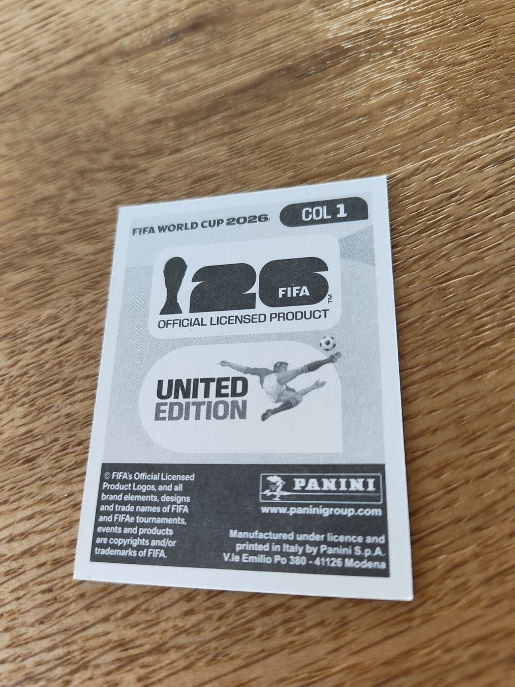 Panini Carte collezionabili: Panini Wm 2026 Col 1 – Nuovo (secondo la descrizione) da Lieli venduto da Maholo 1