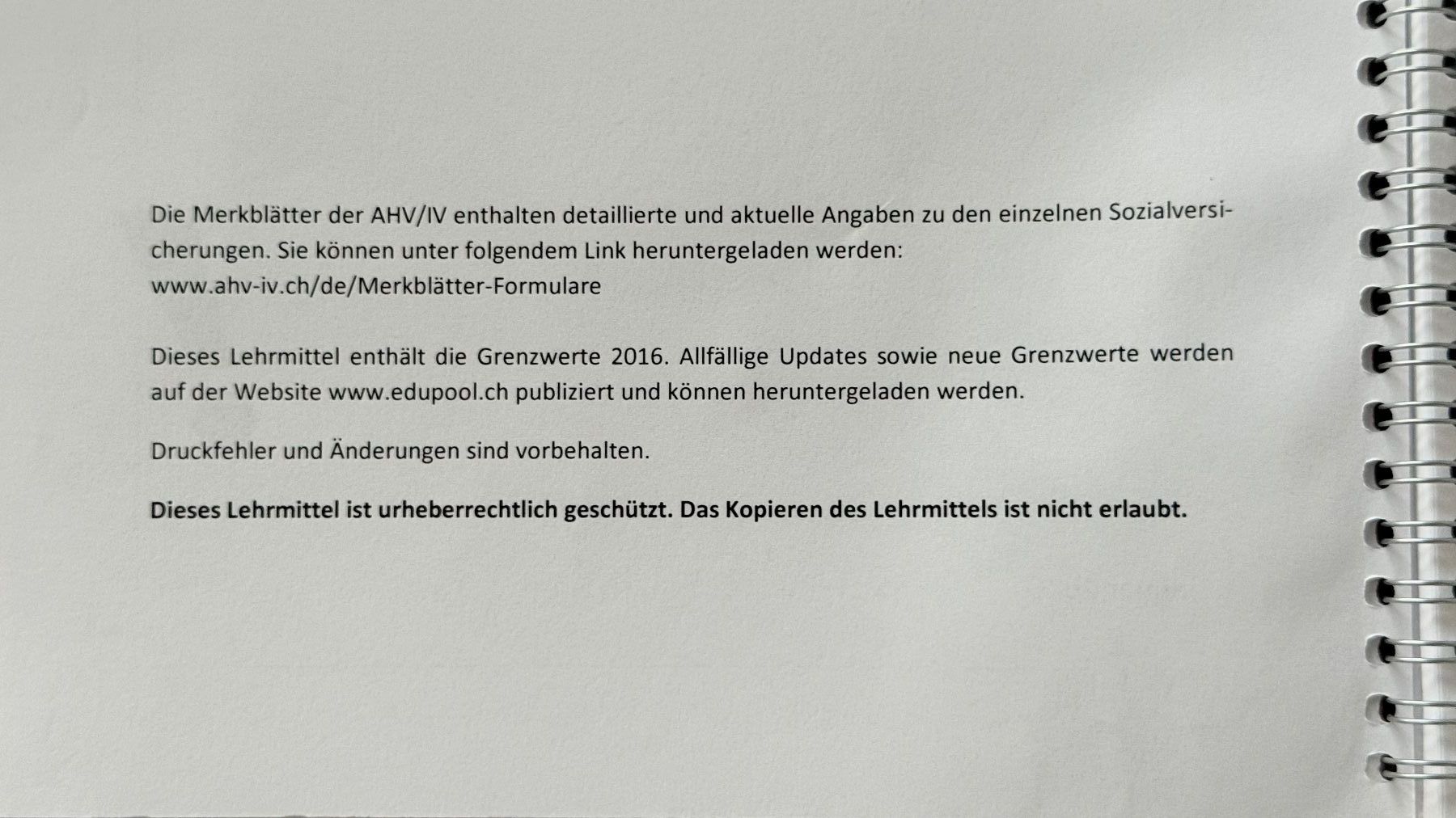 Libri: Sozialversicherung - edupool.ch - Top Zustand! – Usato da Jonen venduto da BMWE369 3