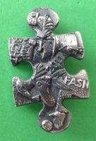 Basler Fasnachtsplakette Silber mit Nadel 2011