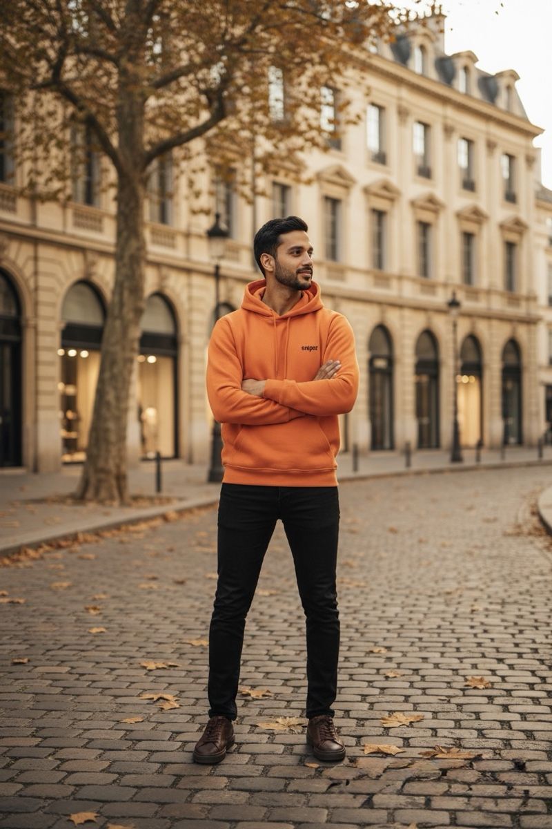 Snipes Maglioni & Felpe: Snipes Hoodie, Grösse M Orange – Usato da Hinwil venduto da Veluxe93