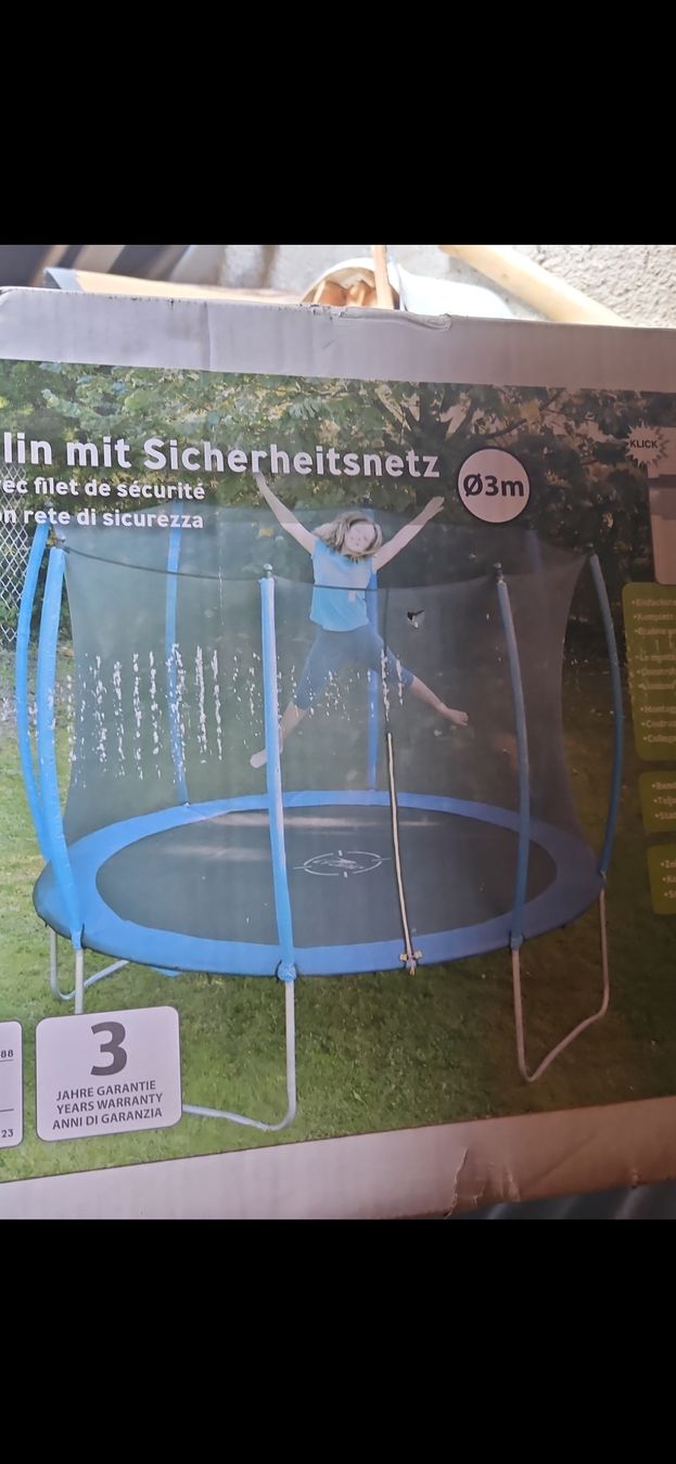 Trampolines: Trampolin 3 Meter Durchmesser zu verkaufen – D'occasion à Sils/Segl Maria par ren_s9r2 1