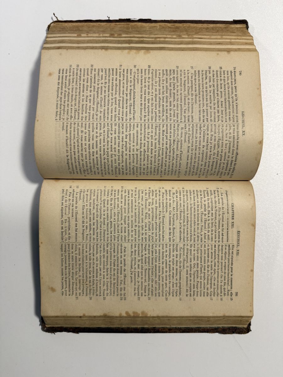 Libri: Sainte Bible - Version Ostervald révisée - Paris 1891 – Usato da Ardon venduto da Momovs99 4