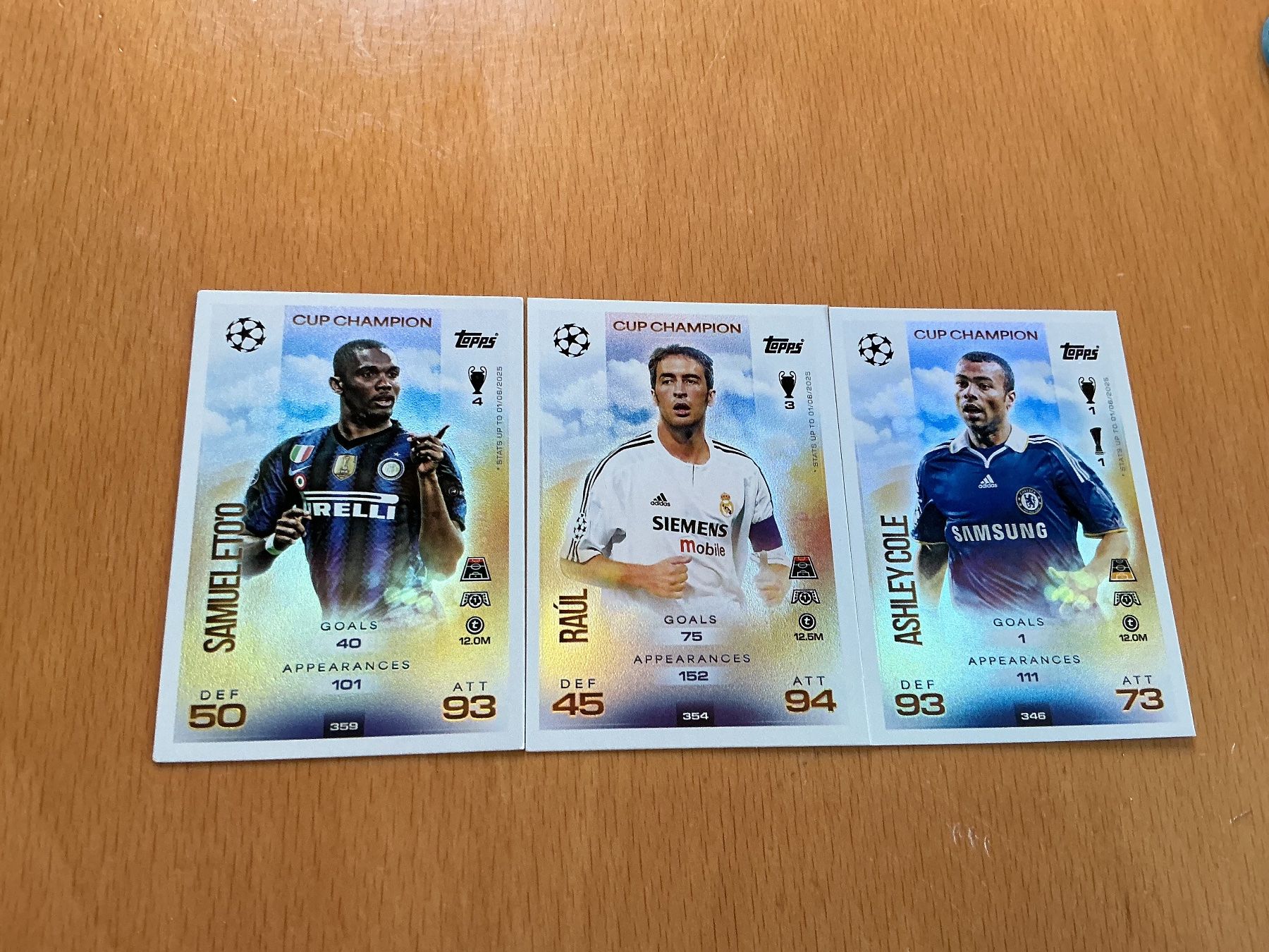 Topps Carte collezionabili: Topps match attax cup champion 3 karten – Usato da Urswil venduto da IreneB.