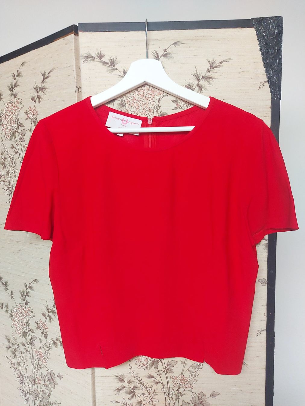 Top: Top Emanuel Ungaro vintage - Taille M/L – Usato da Lausanne venduto da Super-cerise