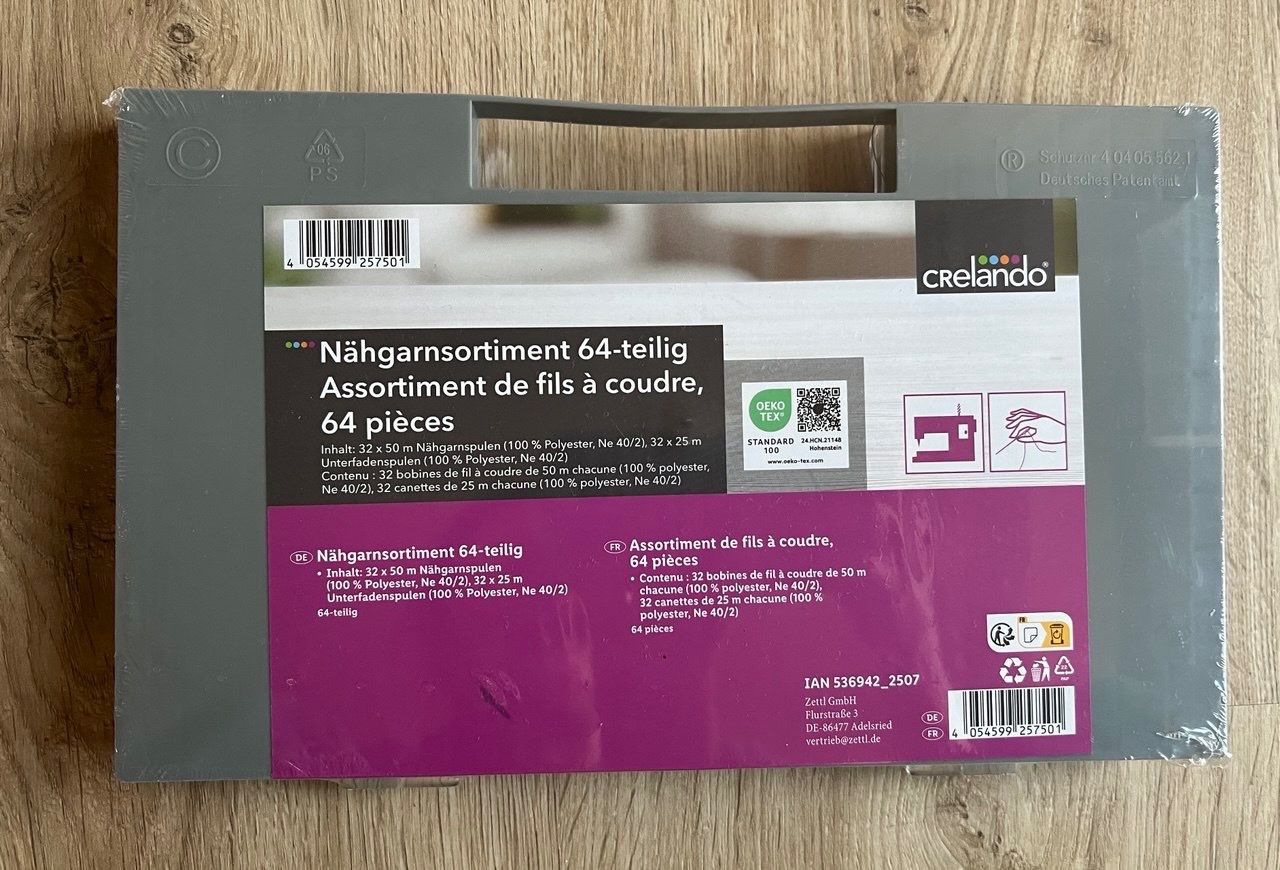 Cordelettes & Fils: CRELANDO Sewing Threads – Neuf avec emballage d'origine à Vésenaz par ane_l7pg 1