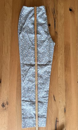 Piazza Sempione Hose 36 (IT40) Sommer Blumenmuster Grau 