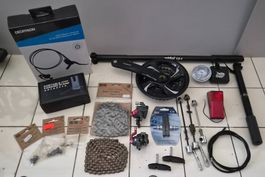 viele neue Velo Teile