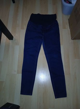 Gut erhaltene Umstandsjeans, Gr. 40, Dunkelblau, Top Zustand