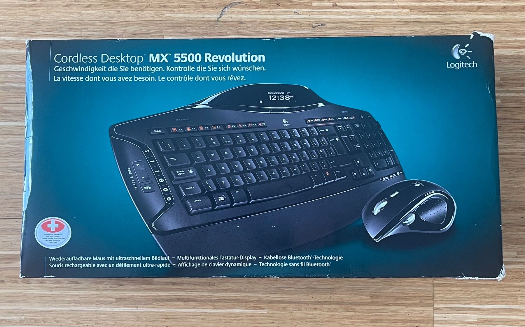 Logitech Tastaturen: Logitech wireless Keyboard and Mouse (Laser) – Gebraucht aus Glattbrugg von  8